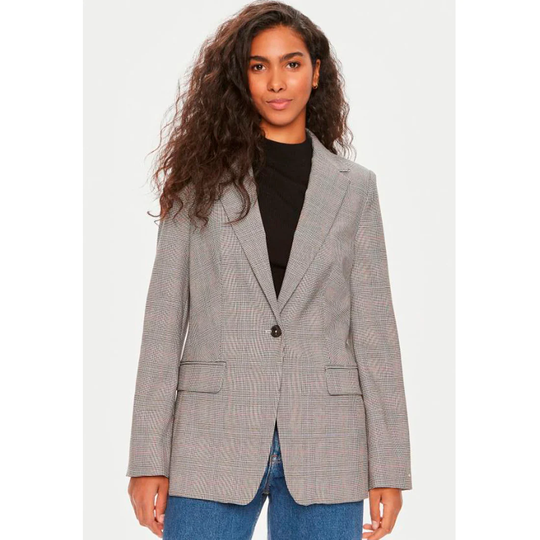 BLAZER TOMMY HILFIGER POW CHECK MUJER