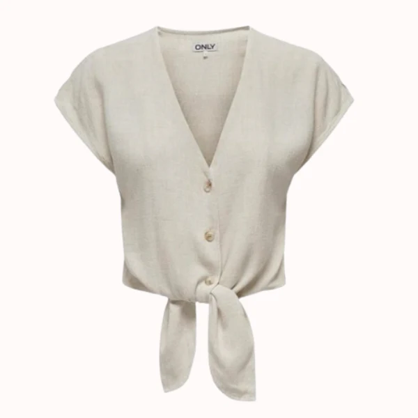 BLUSA ONLY ONLSIESTA SS KNOT MUJER - Image 2