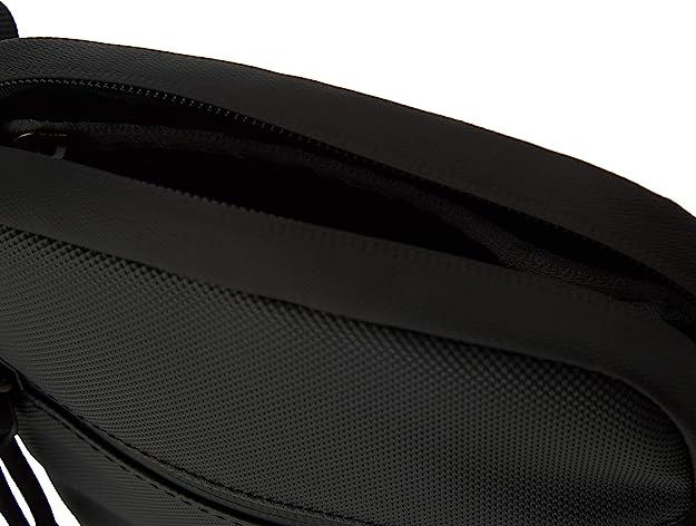 BOLSO LACOSTE FLAT CROSSOVER NEGRO - Image 3
