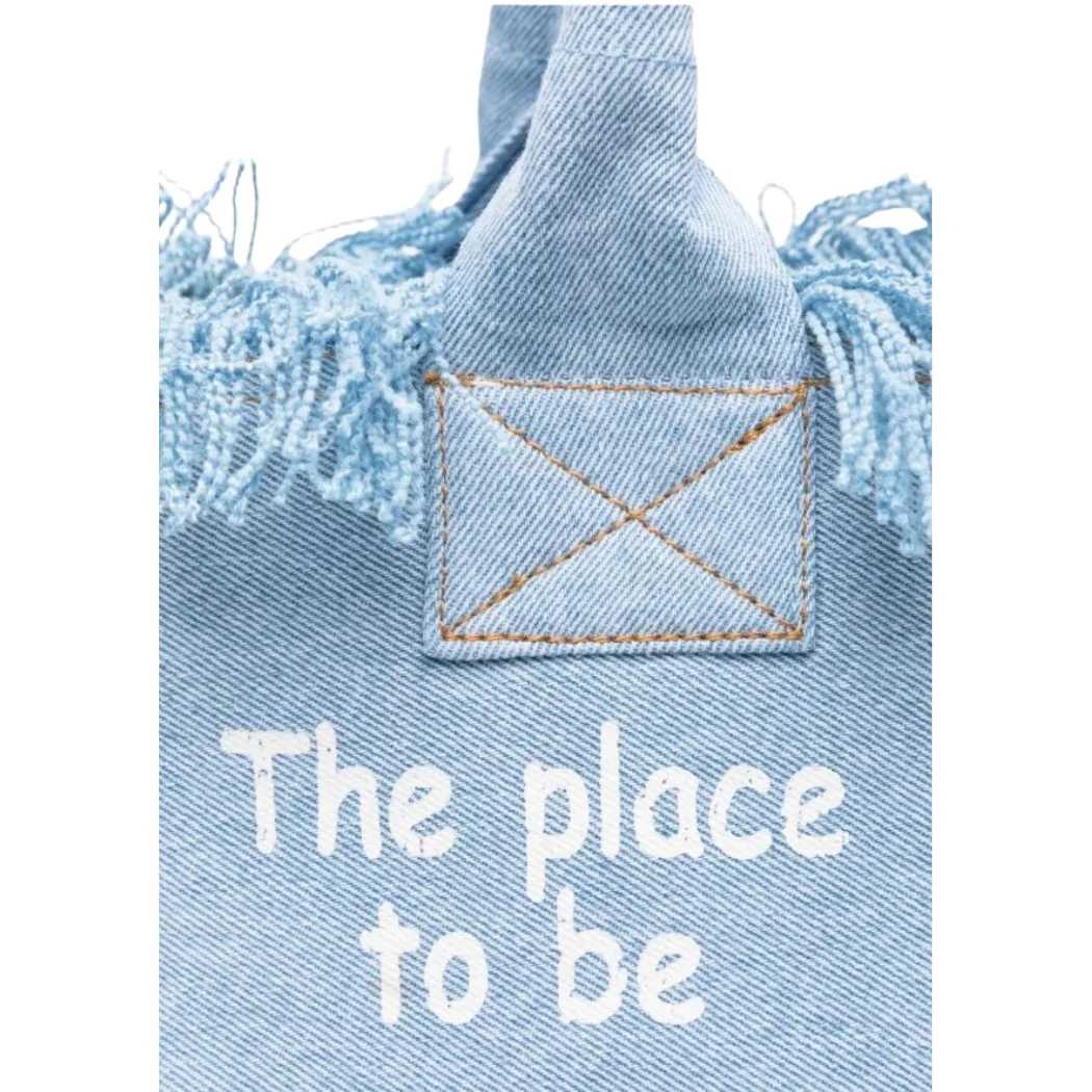BOLSO SAINT BARTH VANITY DENIM LIGTH MUJER - Image 4
