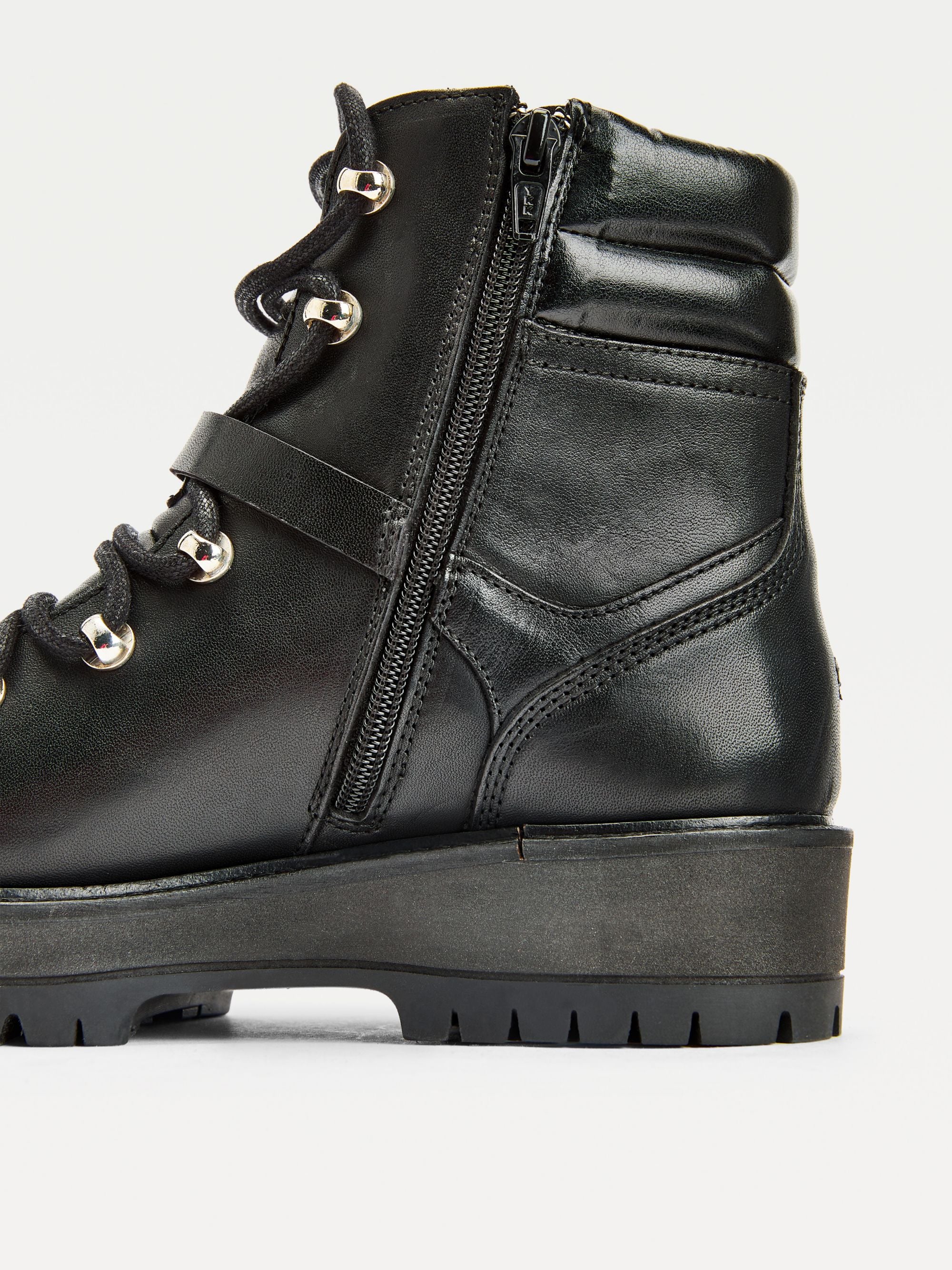 BOTA LEATHER FLAT TOMMY HILFIGER MUJER - Image 4