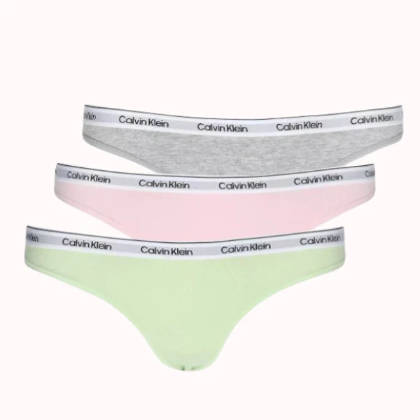 BRAGUITA THONG 3PK CALVIN KLEIN MUJER