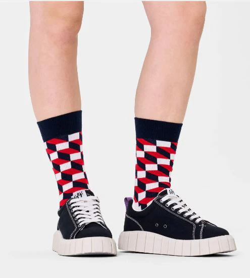 CALCETINES FILLED OPTIC HAPPY SOCKS UNISEX - Image 2