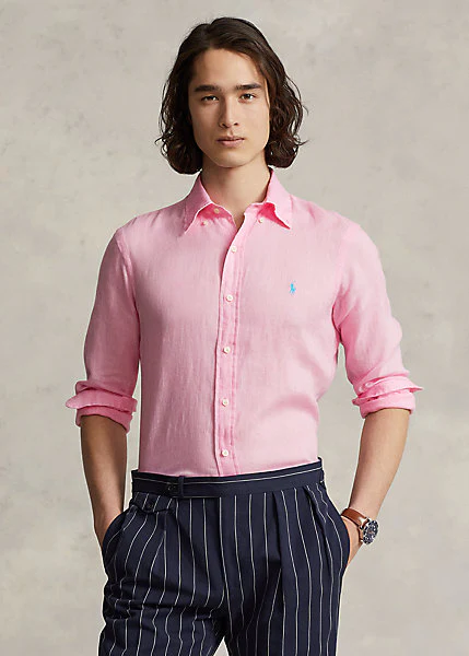 CAMISA DYE LINEN RALPH LAUREN HOMBRE