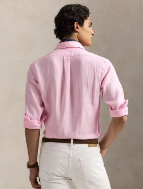 CAMISA POLO RALPH LAUREN LINEN V1 HOMBRE - Image 3