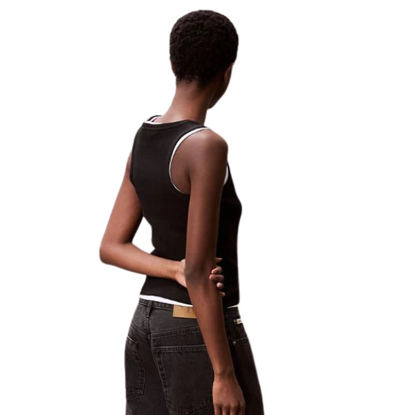 CAMISETA CALVIN KLEIN LABEL 2X2 MUJER - Image 2