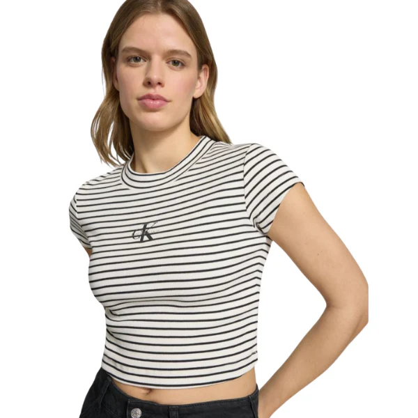 CAMISETA CALVIN KLEIN STRIPED MUJER
