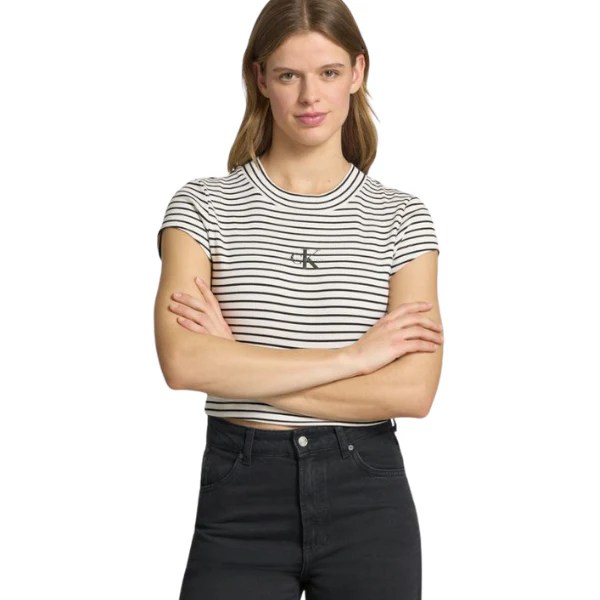 CAMISETA CALVIN KLEIN STRIPED MUJER - Image 2