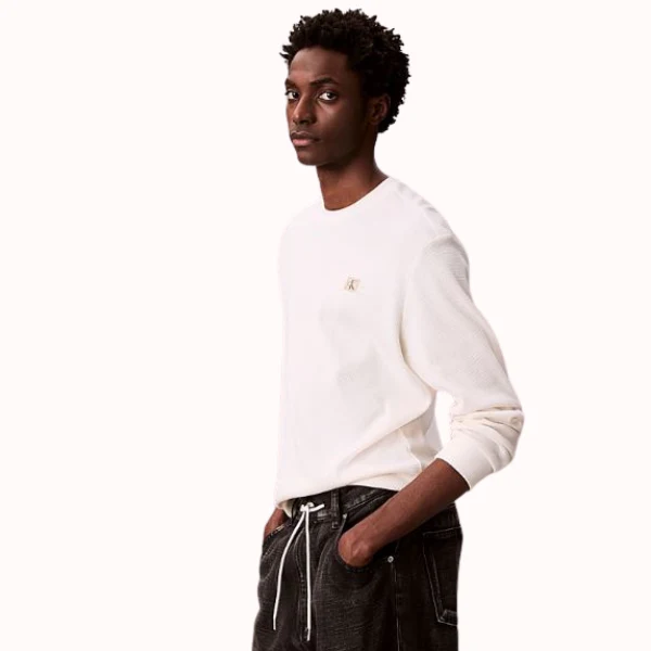 CAMISETA CALVIN KLEIN  WAFFLE HOMBRE - Image 3