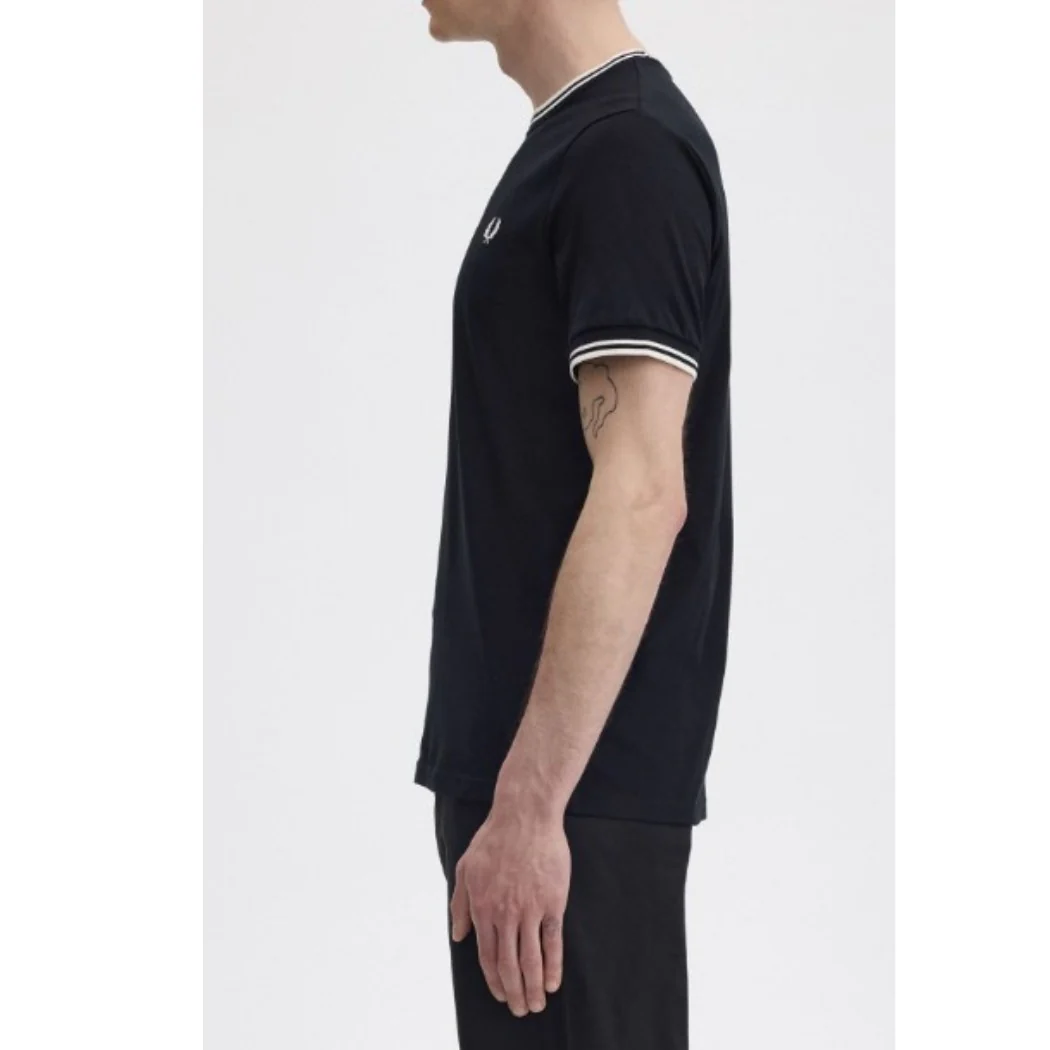 CAMISETA FRED PERRY TWIN TIPPED HOMBRE - Image 2