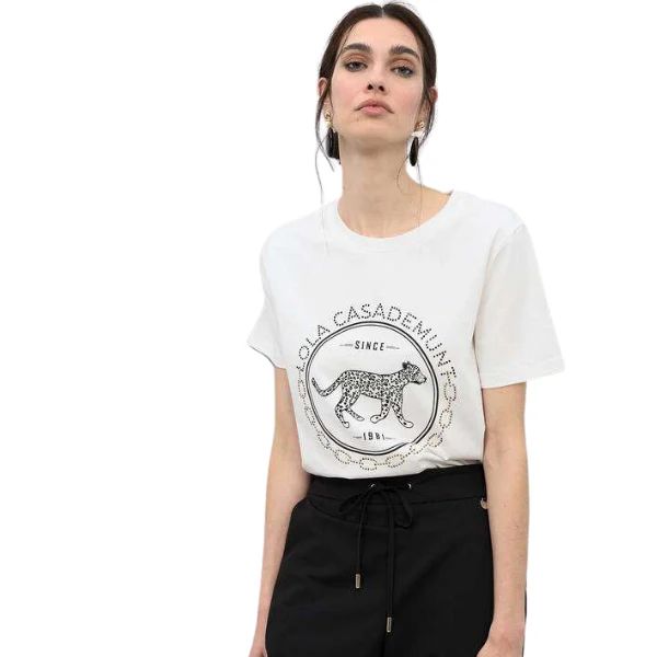 CAMISETA LOLA CASADEMUNT LOGO PEDRERIA MUJER
