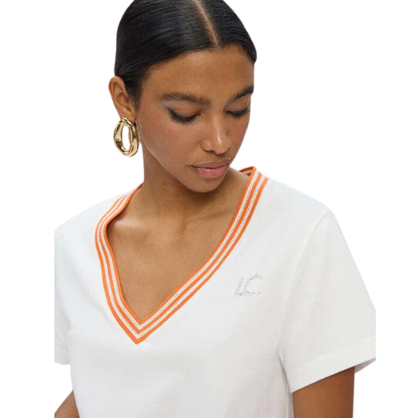 CAMISETA LOLA CASADEMUNT PICO BANDA MUJER - Image 3