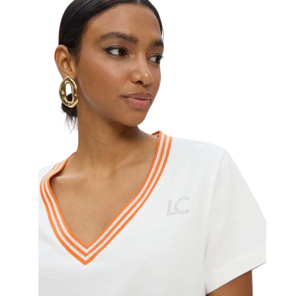 CAMISETA LOLA CASADEMUNT PICO BANDA MUJER - Image 4
