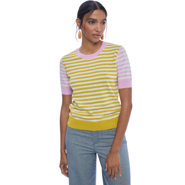 CAMISETA LOLA CASADEMUNT RAYAS MUJER