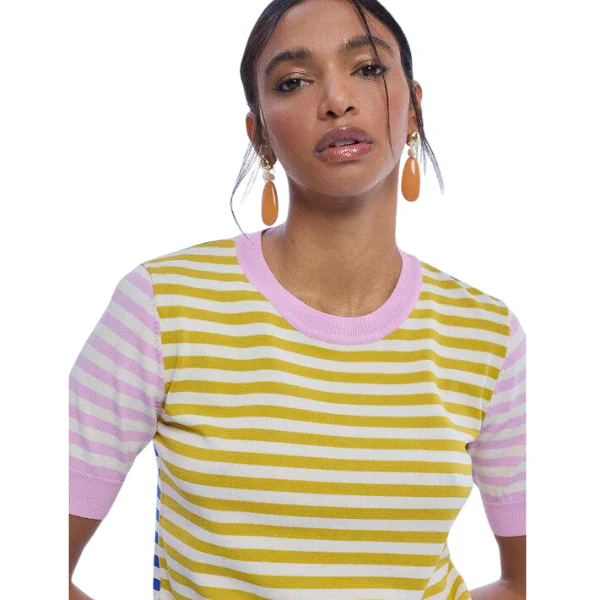 CAMISETA LOLA CASADEMUNT RAYAS MUJER - Image 2