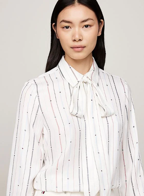 CAMISETA TOMMY HILFIGER FOULARD STP MUJER - Image 3