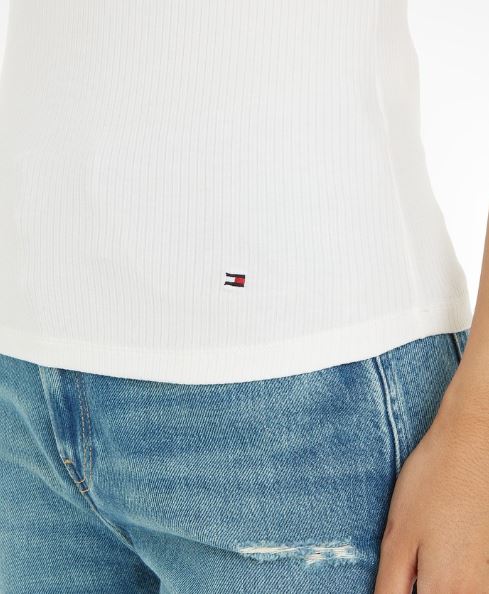 CAMISETA TOMMY HILFIGER SLIM 5X2 MUJER - Image 3