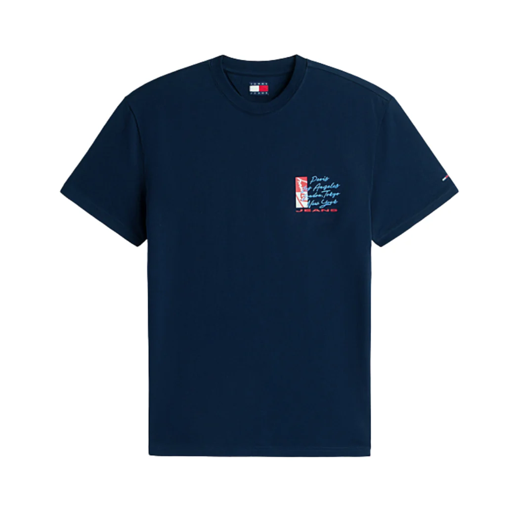 CAMISETA TOMMY JEANS REG SIGN SHIFT HOMBRE