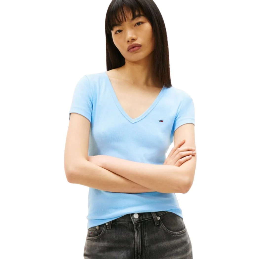 CAMISETA TOMMY JEANS SLIM ESSENTIAL MUJER