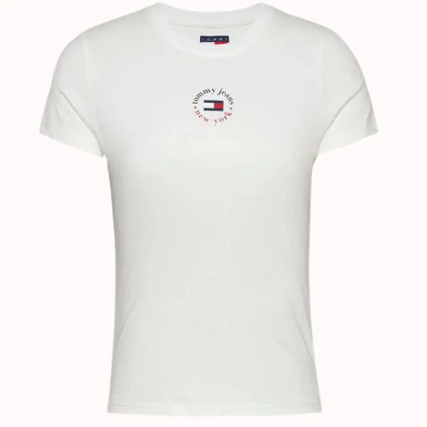 CAMISETA TOMMY JEANS SLIM LOGO MUJER