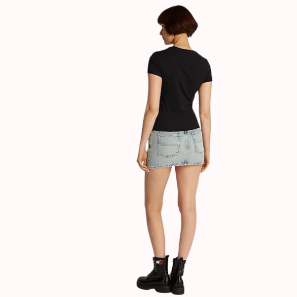 CAMISETA TOMMY JEANS SLIM LOGO MUJER - Image 2