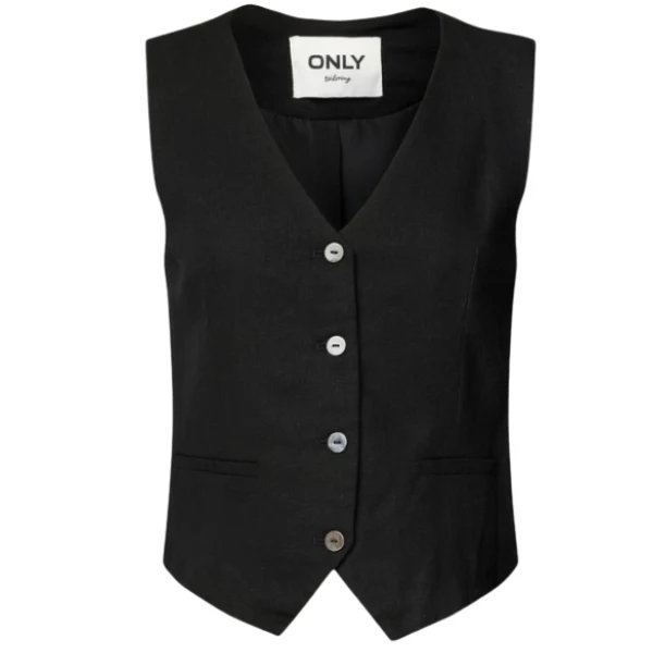CHALECO ONLY ONLCARO LINEN BLEND MUJER - Image 3