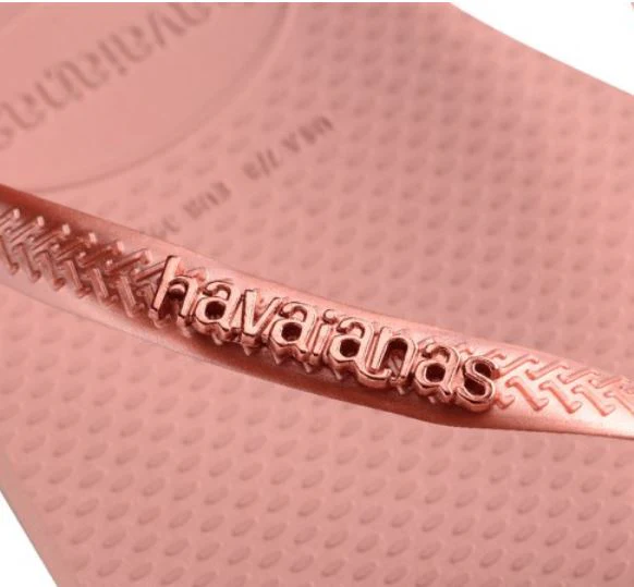 CHANCLA HAVAIANAS SLIM LOGO METALLIC MUJER - Image 3