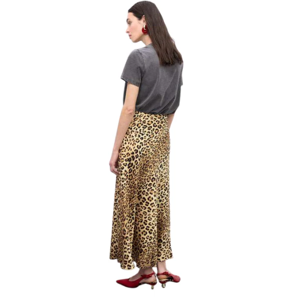 FALDA LOLA CASADEMUNT SATEN ANIMAL MUJER - Image 4