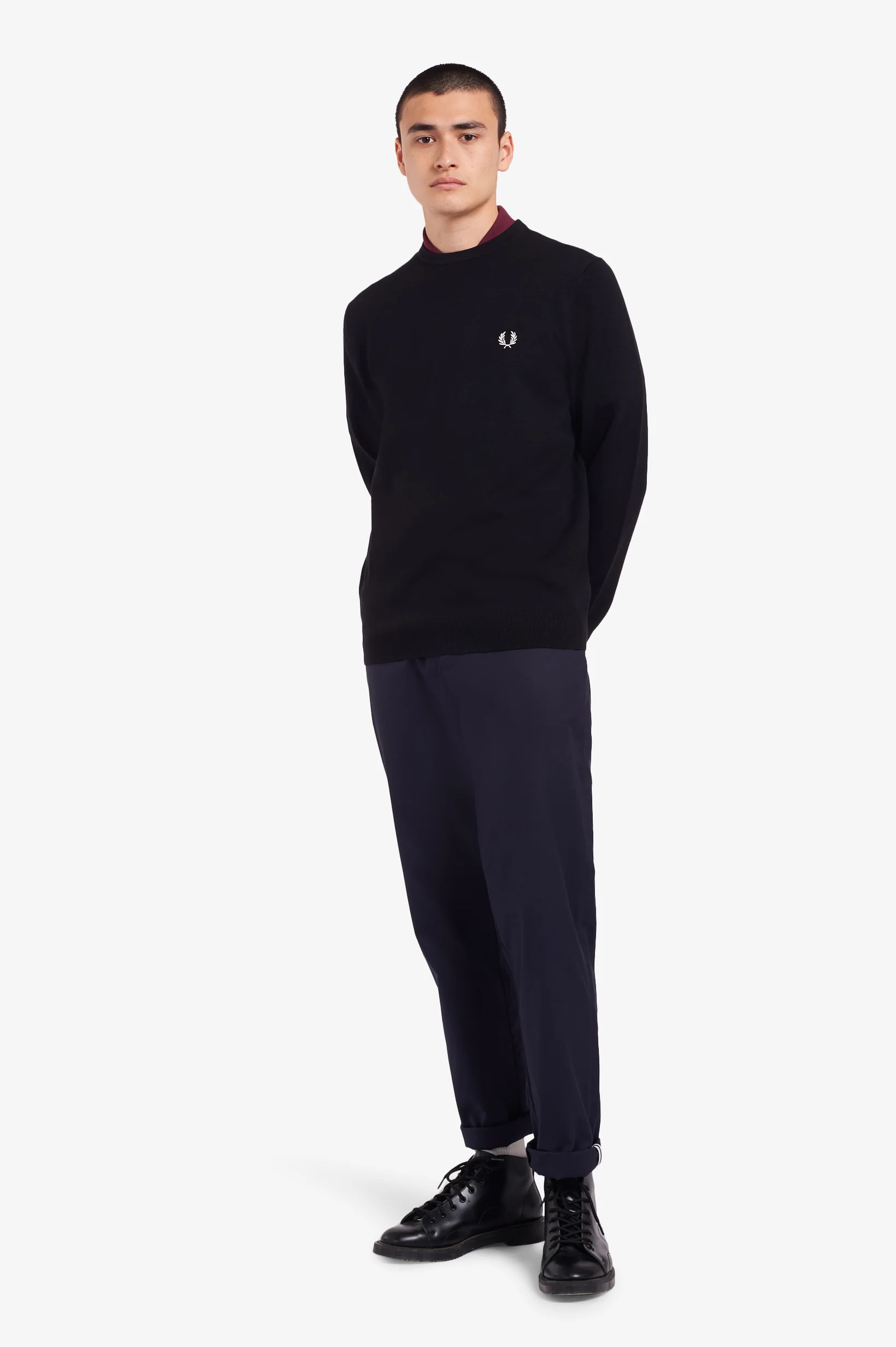 JERSEY CUELLO REDONDO FRED PERRY HOMBRE - Image 2