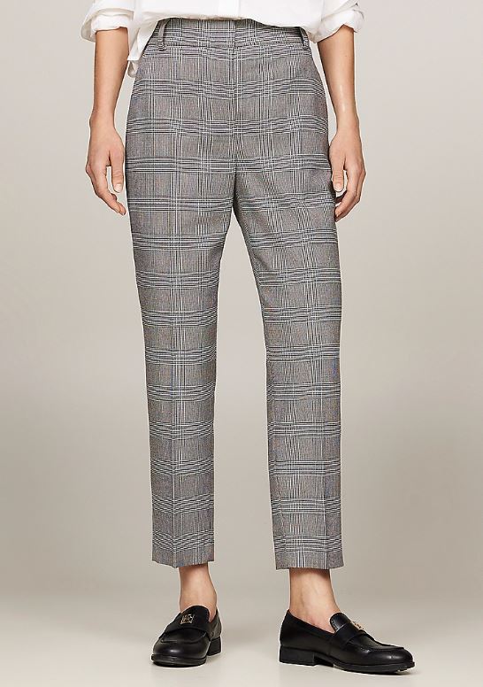PANTALON TOMMY HILFGER POW CHECK SLIM MUJER - Image 3