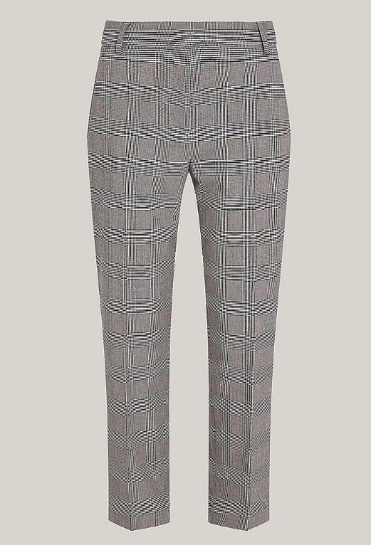 PANTALON TOMMY HILFGER POW CHECK SLIM MUJER - Image 4