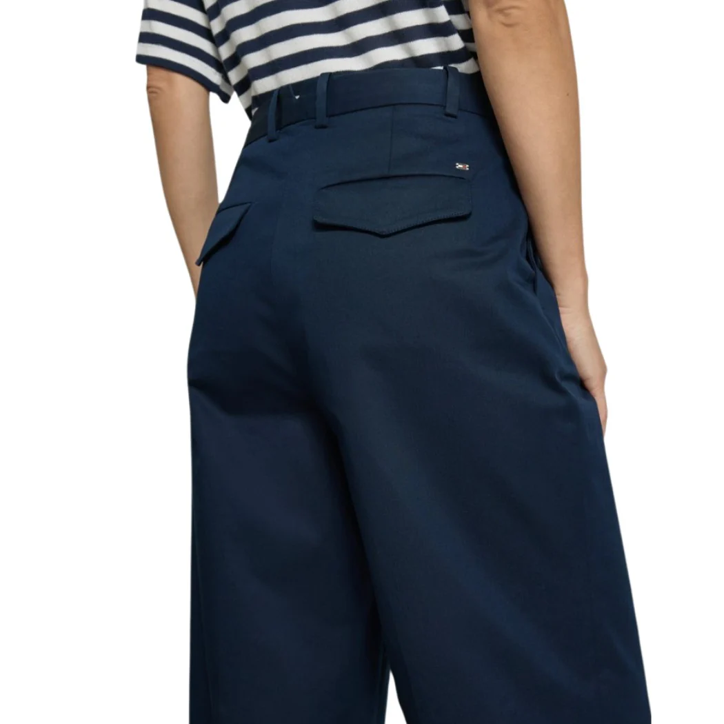 PANTALON TOMMY HILFIGER COTTON WIDE MUJER - Image 4