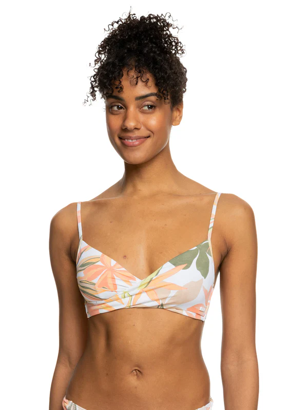 PARTE SUPERIOR DE BIQUINI WRAP ROXY MUJER