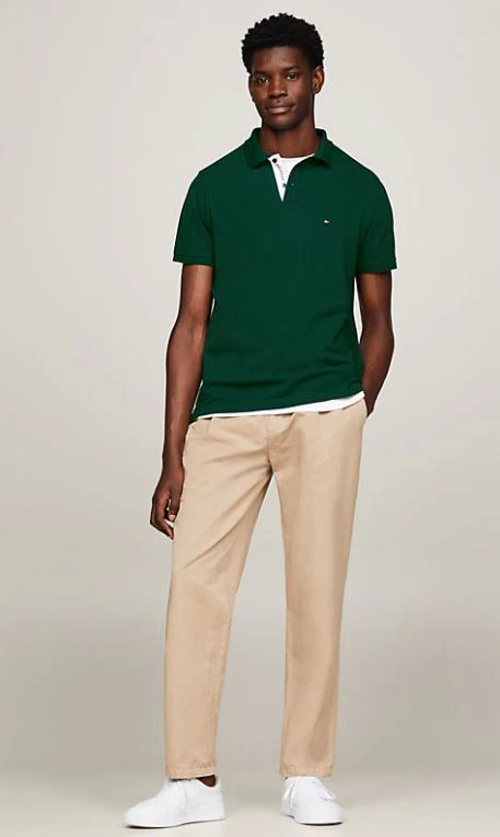 POLO TOMMY HILFIGER MONOTYPE PLACKET HOMBRE - Image 2