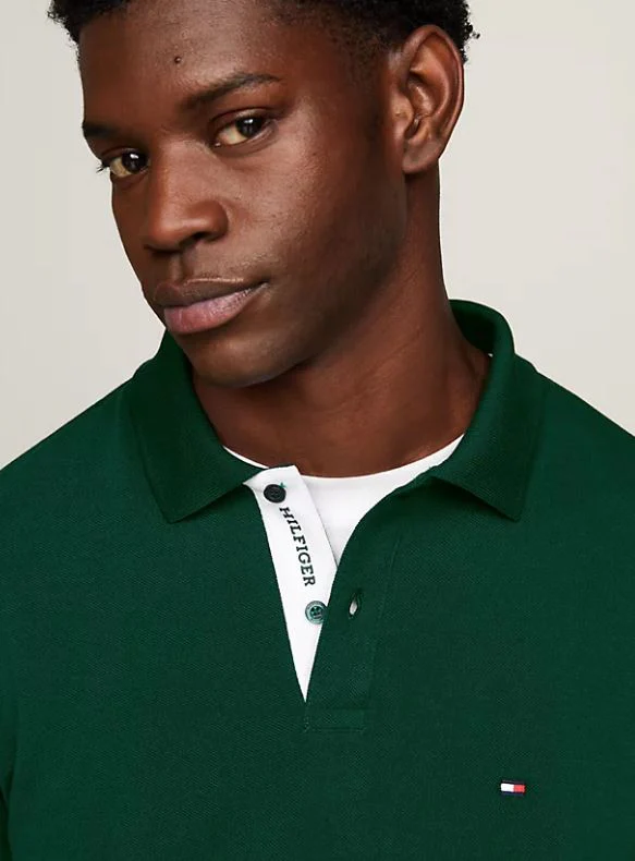 POLO TOMMY HILFIGER MONOTYPE PLACKET HOMBRE - Image 3