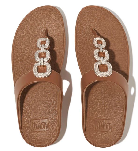 SANDALIA FITFLOP FINO CRYSTAL-CHAIN MUJER - Image 3