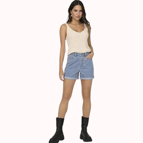 SHORT ONLY ONLVEGA HW MOM DENIM MUJER - Image 3