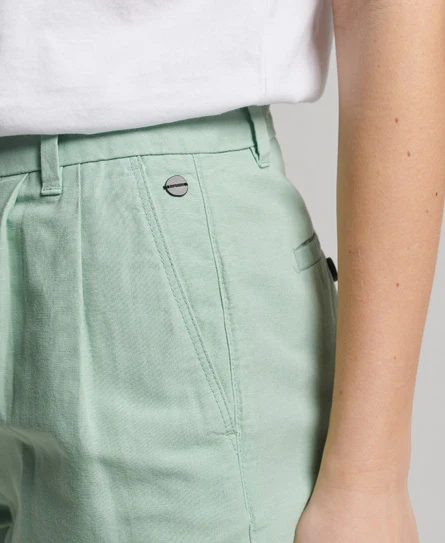 SHORT STUDIOS LINEN SUPERDRY MUJER - Image 5