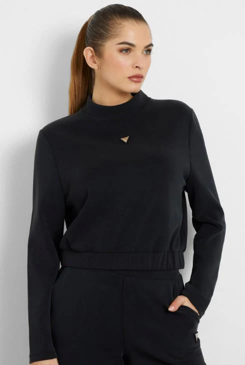 SUDADERA GUESS OLYMPE HIGH MUJER