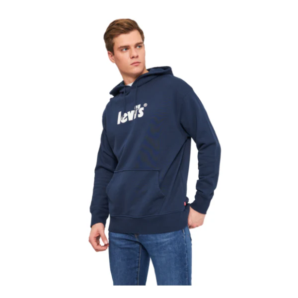 SUDADERA LEVI'S® RELAXED GRAPHIC BLUE HOMBRE - Image 2