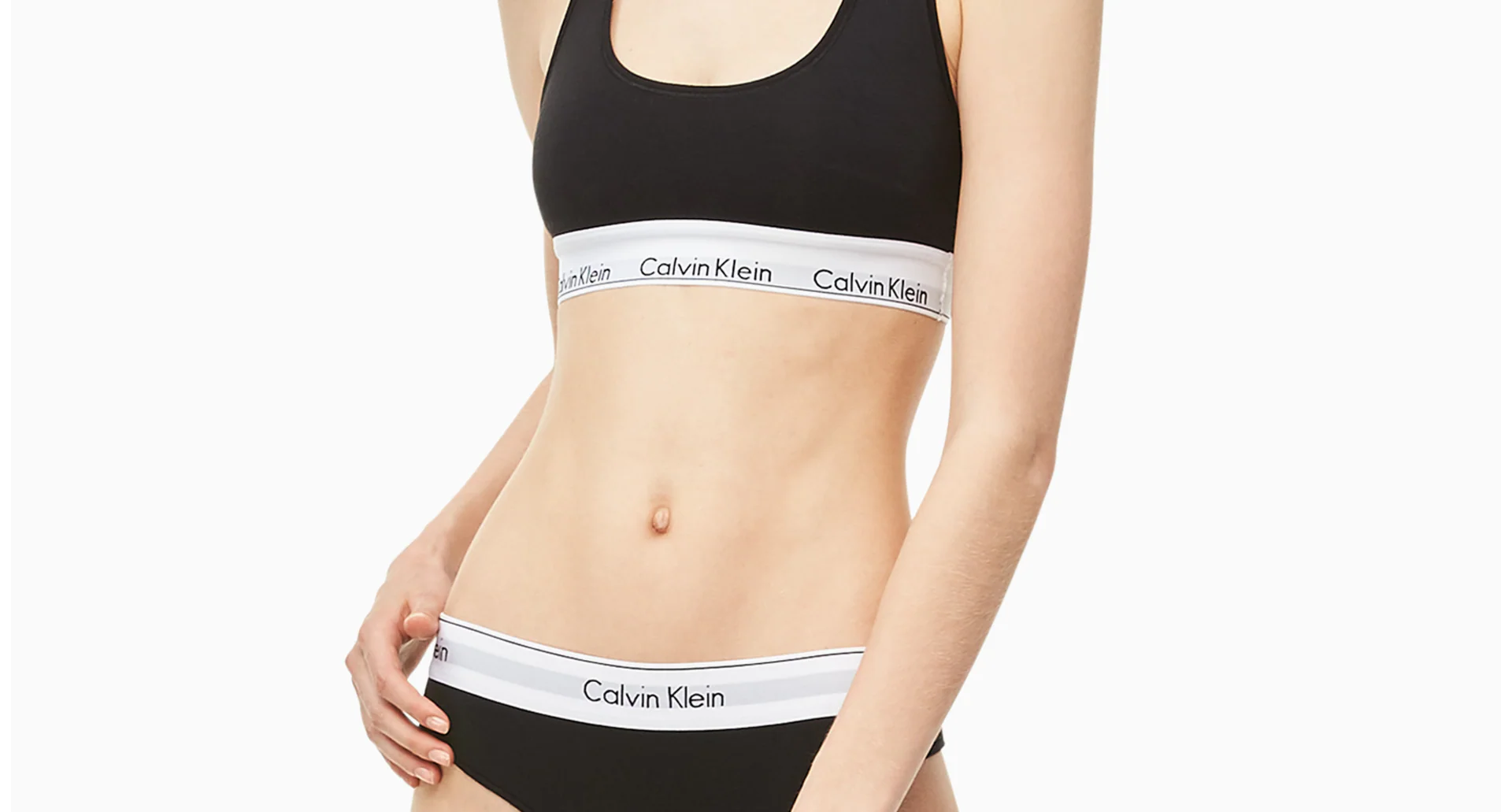 SUJETADOR LETTE CALVIN KLEIN BLACK - Image 5