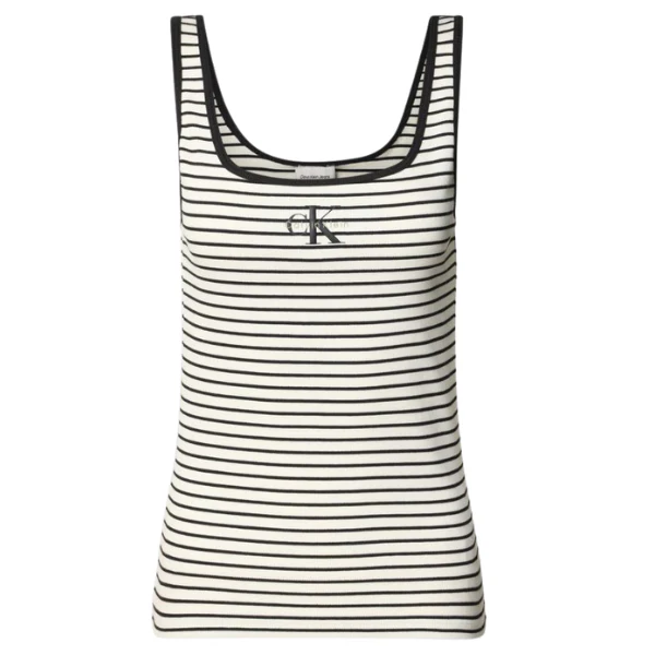 TOP CALVIN KLEIN STRIPED MONOLOGO MUJER - Image 3