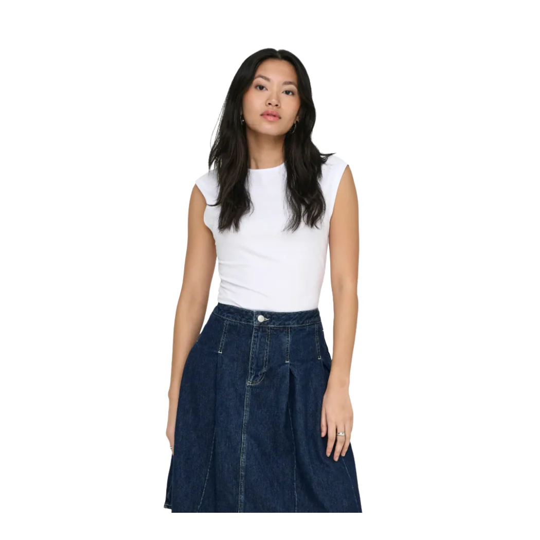 TOP ONLY ONLMIRA CAPSL RUCHING MUJER - Image 2