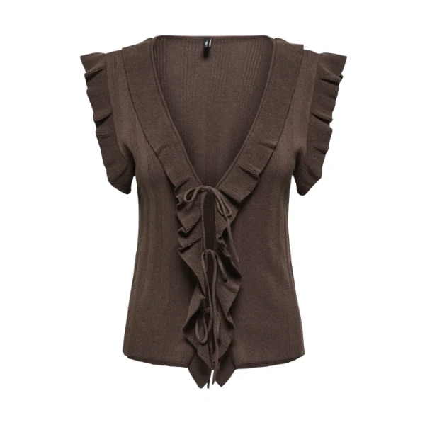TOP ONLY ONLNELLY SL V-NECK STRING MUJER