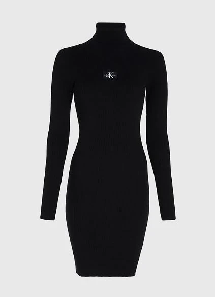 VESTIDO CALVIN KLEIN BADGE ROLL  MUJER - Image 3
