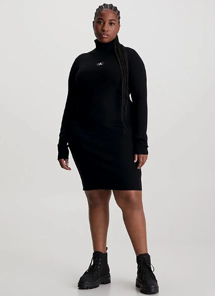VESTIDO CALVIN KLEIN BADGE ROLL  MUJER - Image 4