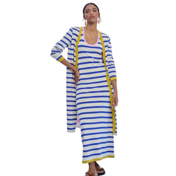 VESTIDO LOLA CASADEMUNT PUNTO RAYAS MUJER - Image 5