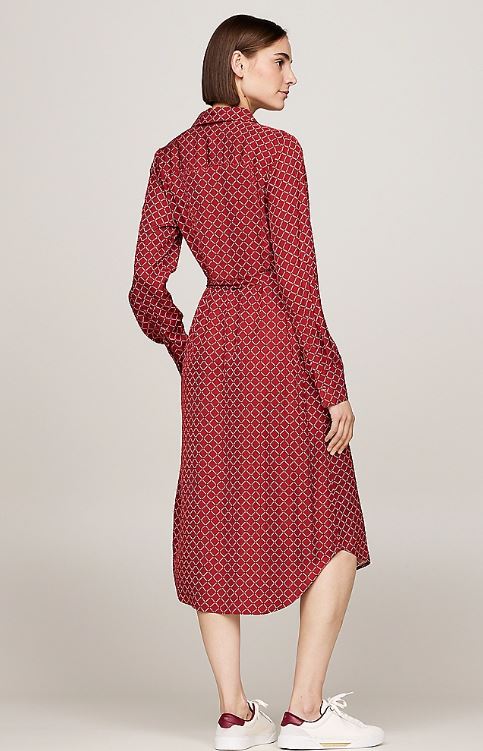 VESTIDO TOMMY HILFIGER DIAMOND MONOTYPE MUJER - Image 2