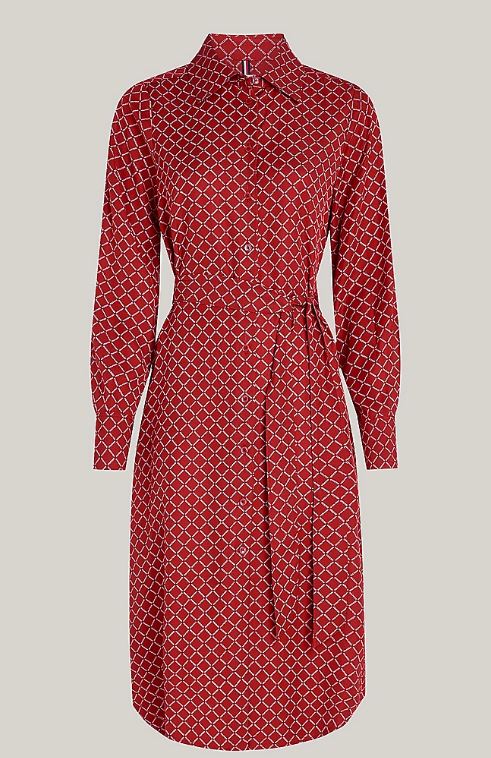 VESTIDO TOMMY HILFIGER DIAMOND MONOTYPE MUJER - Image 3