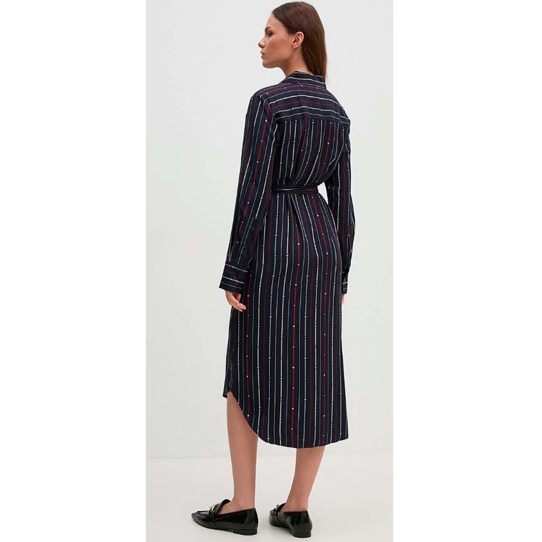 VESTIDO TOMMY HILFIGER FOULARD KNEE MUJER - Image 2